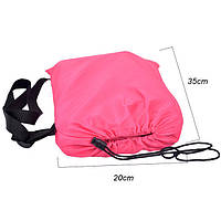 Диван мешок надувной матрас Ламзак Lamzaс Air Cushion Розовый, без риска