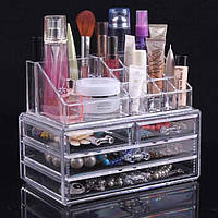 Настольный акриловый органайзер для косметики Cosmetic Storage Box, Бокс органайзер для косметики, хороший