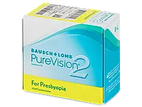 Bausch + Lomb PureVision 2 for Presbyopia -для мультифокальных контактных линз для пресбиопии, 6 шт