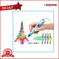 3d ручка PEN-2 (желтый, синий, фиолетовый, розовый), жми купитьь