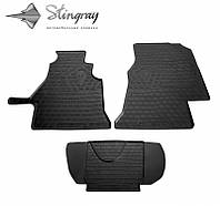 Коврики в салон Volkswagen LT 2 1996-2006 (1plus2) Резиновые Комплект Stingrey (Фольксваген ЛТ)