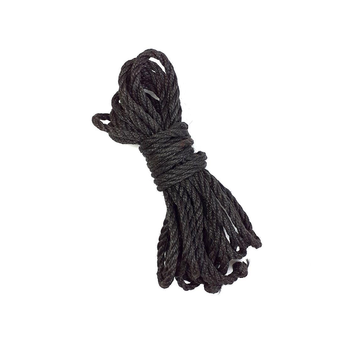Джутовая веревка BDSM 8 метров, 6 мм, цвет черный (ID#1568661999), цена: 309 ₴, купить на Prom.ua