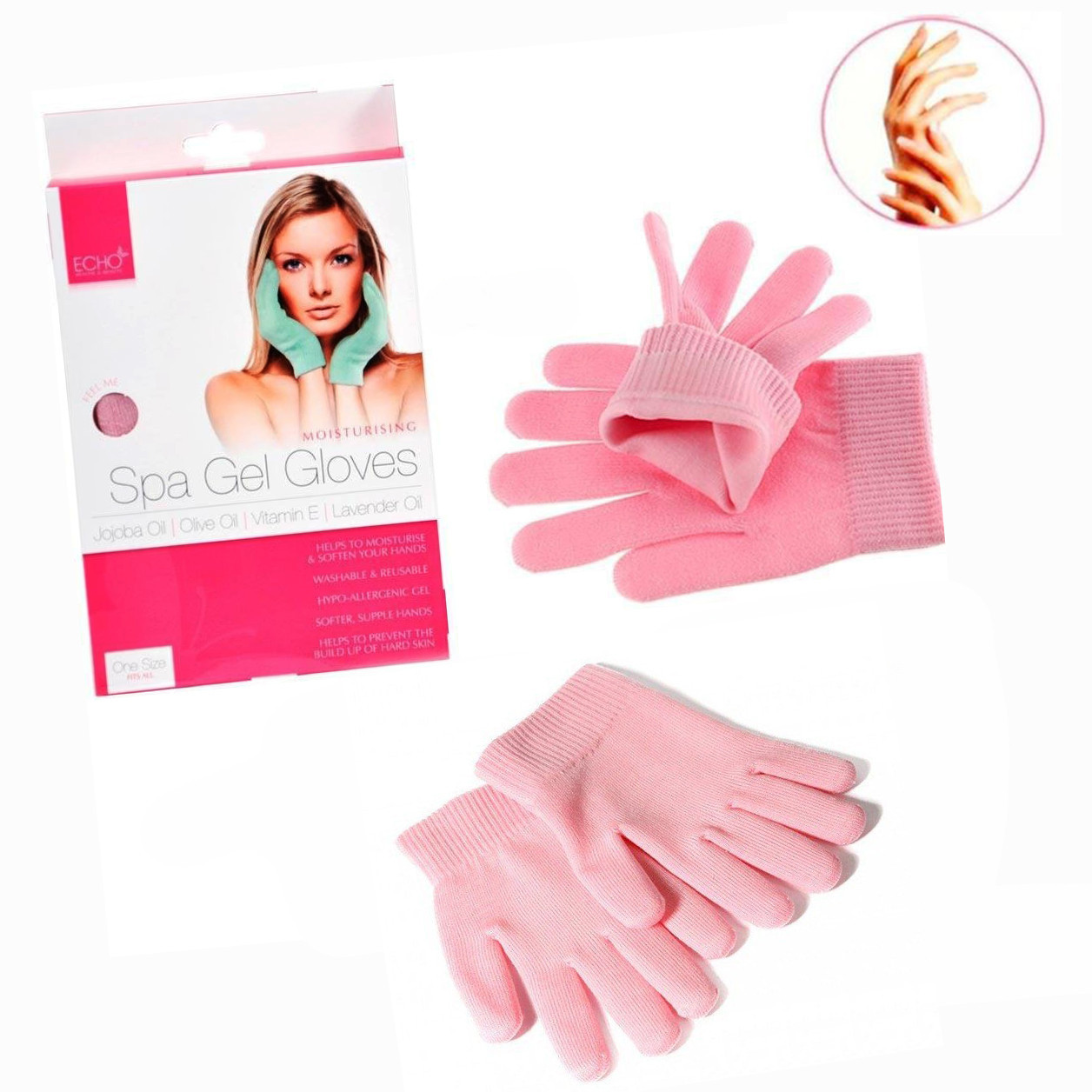 Косметические увлажняющие перчатки Spa Gel Gloves для смягчения кожи рук (Х-205), хороший выбор - фото 3 - id-p1811037064