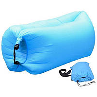 Диван мешок надувной матрас Ламзак lаmzac Air Cushion Голубой, без рискаы