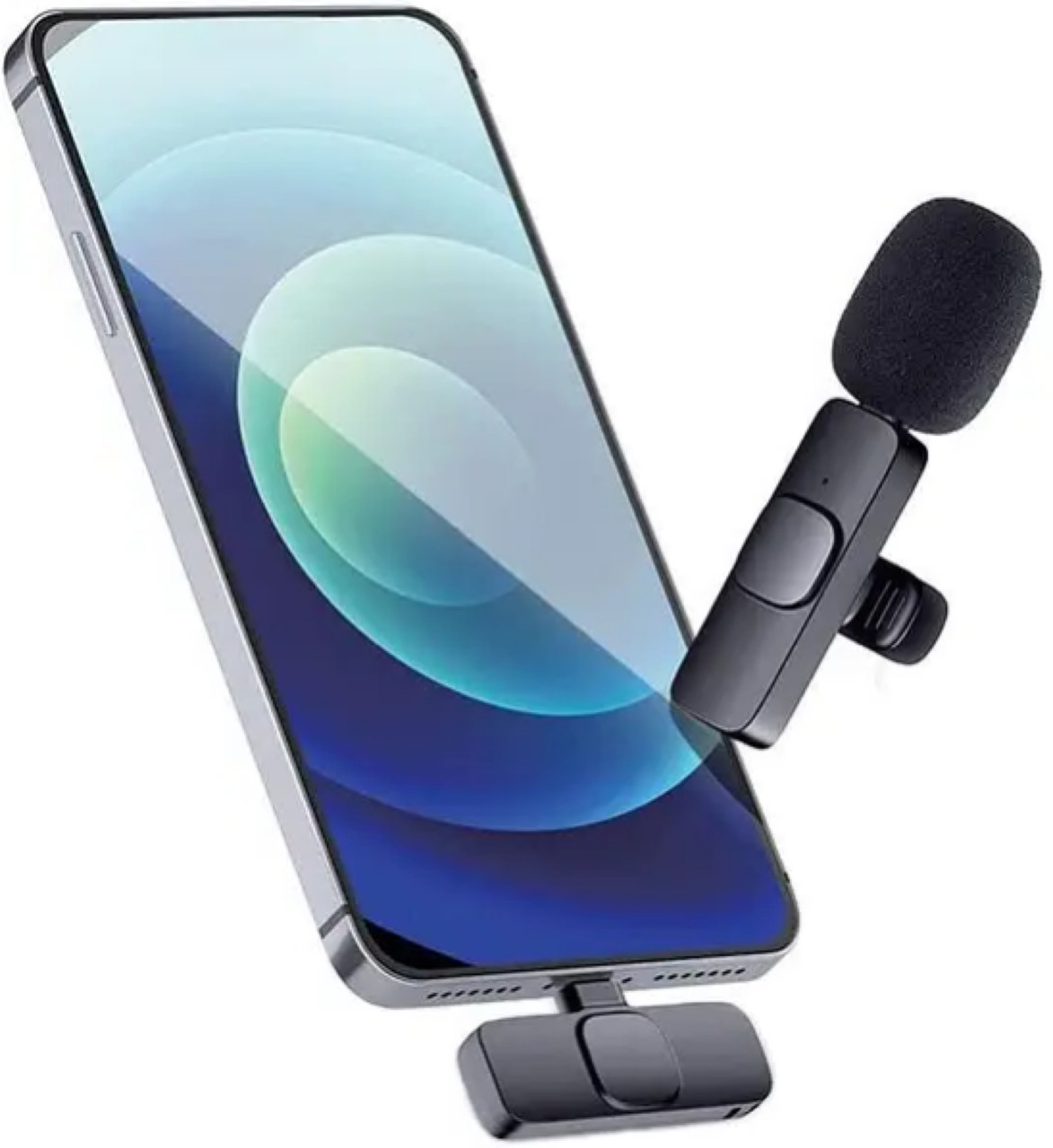 Мікрофон петличний бездротовий для телефону К8 Lightning для iPhone 11, 12, 13, 14, 15, 16 для блогерів