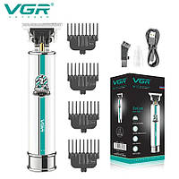 Профессиональная машинка для стрижки волос и бороды триммер VGR V-079 - Уход за телом