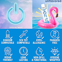 Лубрикант на водной основе Wet Turn on Unflavored water based lube 178 мл, фото 6