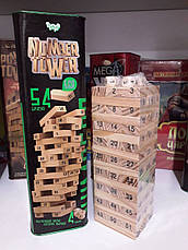 Гра "Number Tower" Дженга з кубиками, фото 3
