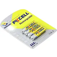 Акумулятор Pkcell 1.2V AAA 600 мАг NiMH Rechargeable Battery 4 шт (PC/AAA600-4BR)