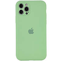 Чехол Silicone Case Full Camera Protective (AA) для Apple iPhone 11 Pro Max Green