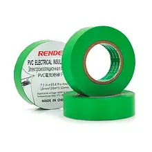 Ізоляційна стрічка Render 0,10мм*18мм*20м Green