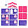 Дитячий ігровий пластиковий будиночок з шторками великий Doloni 02550/20., фото 7