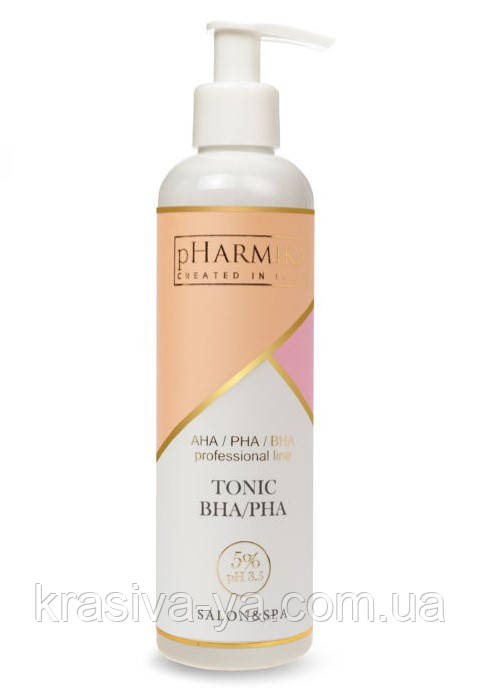 Тонік із РНА/ВНА кислотами 5% рН 3.5 Toner BHA/PHA 5% рН 3.5, 250 мл