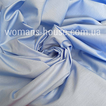 Сорочкова тканина Світло-блакитний
