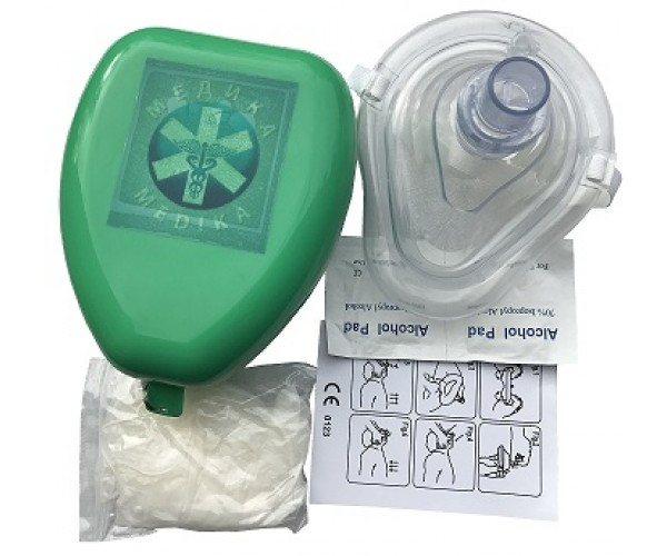 TW8343 Безконтактна маска "МЕДИКА" для штучного дихання з аксесуарами