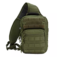 Плечевая тактическая сумка рюкзак US Cooper EDC Brandit 22л Оливковый