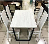 Стіл обідній для кухні, вітальні або їдальні Лофт Бінго Лайт, фото 2