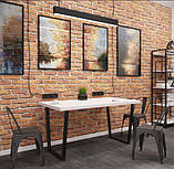 Стіл обідній для кухні, вітальні або їдальні Лофт Бінго Лайт, фото 3