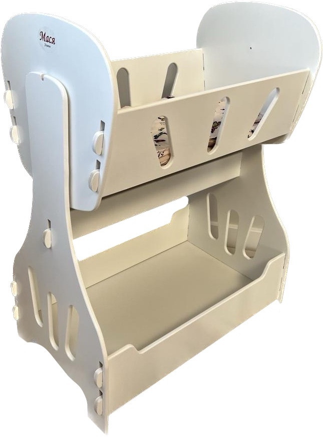 Ліжко для ляльок двоповерхове дерев'яне БІЛА арт. 8005, фото 1