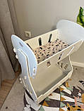 Ліжко для ляльок двоповерхове дерев'яне БІЛА арт. 8005, фото 4