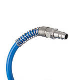 Шланг спіральний поліуретановий 6.5*10 мм, 5м з швидкороз'ємними з'єднаннями INTERTOOL PT-1710 mst mst, фото 4