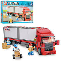 Конструктор Sluban Міська серія Велика червона вантажівка M 38 B 0338 345 деталей