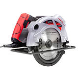 Пила дискова 1800Вт, 5000об / хв, кут 90-45, Глибина розпилу 73-48мм, диск 210мм * 30мм, 40 зубів, лазер mst mst, фото 2