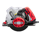 Пила дискова 1800Вт, 5000об / хв, кут 90-45, Глибина розпилу 73-48мм, диск 210мм * 30мм, 40 зубів, лазер mst mst, фото 4