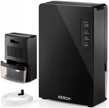 Осушувач повітря для дому квартири ванної кімнати 2.2 л KERCH Ultra Air 90W Black