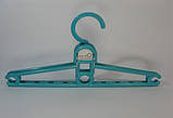Вішалка-затискач пластикова для штанів велика, фото 2