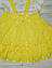 Літній комплект для дівчинки жовтий 1040, розмір 68, фото 3