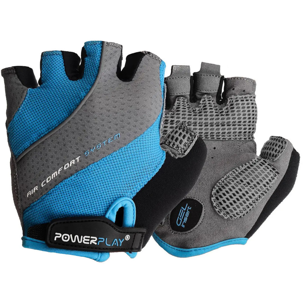 Велорукавички PowerPlay 5023, Blue XS