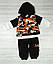 Костюм для хлопчика камуфляж оранж 4984, розмір 80, фото 3