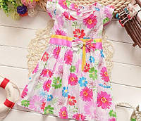 Платье детское летняя с цветочками 4012, розмір 100