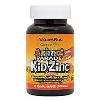 Витамины и минералы Natures Plus Animal Parade Kid Zinc, 90 леденцов Мандарин