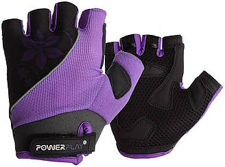 Велорукавички PowerPlay 5281 D, Purple XS