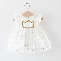 Платье Crown белое 4076, розмір 90