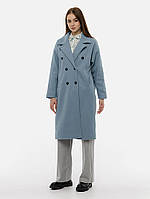 Женское пальто оверсайз цвет голубой ЦБ-00214711