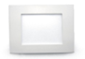 Светодиодный светильник,врезной квадрат,12W, 3000K,алюминий