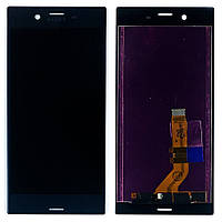 Екран (дисплей) Sony Xperia XZ F8331 F8332 з тачскріном синій оригінал Китай