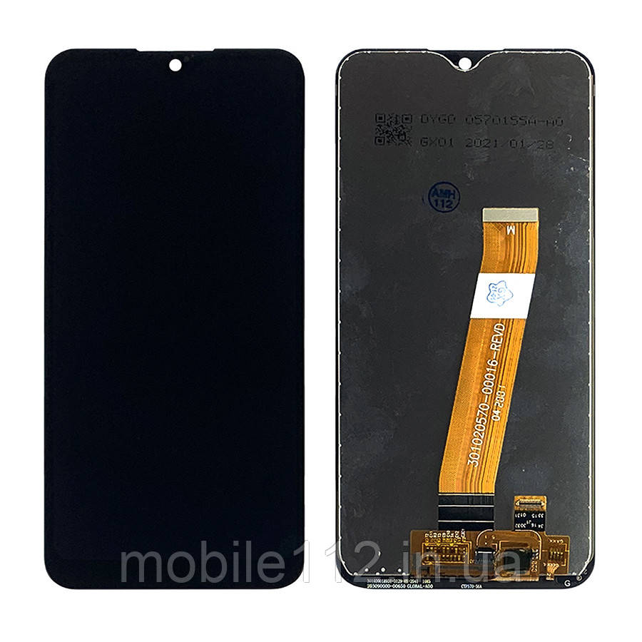 Екран (дисплей) Samsung Galaxy A01 A015, M01 M015 з тачскріном широкий роз'єм