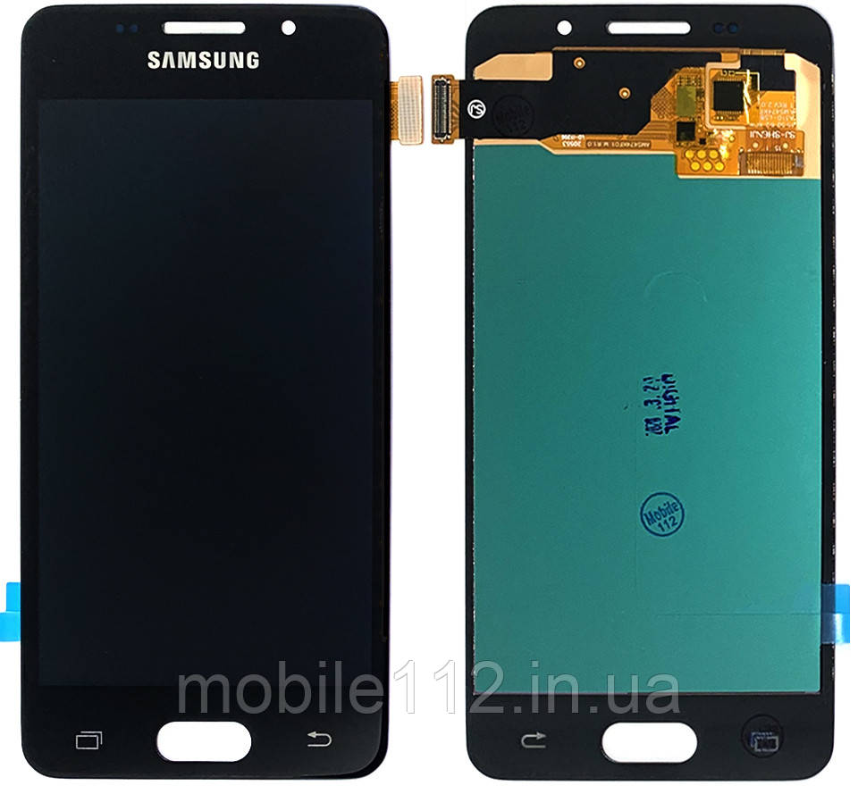Екран (дисплей) Samsung Galaxy A3 2016 A310F з тачскріном чорний OLED
