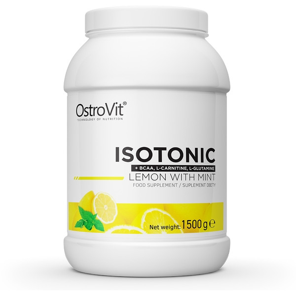 Ізотонік OstroVit Isotonic 1.5 кг Лимон-м'ята