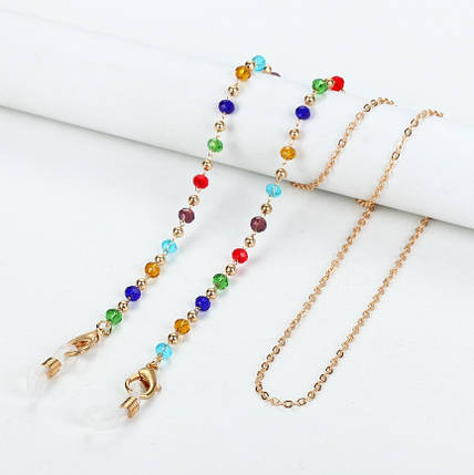 Ланцюжок для окулярів Colorful stones 2 10272 75 см ID 4548210, фото 1