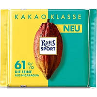 Шоколад черный 61% какао Ritter Sport Kakao Klasse Германия 100г