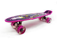 Пенни борд ToyCloud Розовый (55 см) S 2088-9