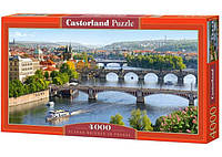 Настольная игра Castorland puzzle Пазл Река Влтава, Прага, Чехия, 4000 эл. (C-400096)
