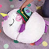 Мультяшний спальний мішок для дітей (130х50 см) 3в1 Рожевий / Дитячий спальник / Плед-подушка іграшка, фото 9