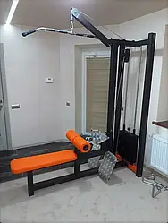 Комбінована Верхня/нижня тяга блока 2в1 Профсерія Силові тренажери Блокова рама кросовер