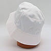 Чоловіча коттонова панама з тризубом, Розмір 58-60 см, Біла / Зручна бавовняна панамка на літо, фото 4